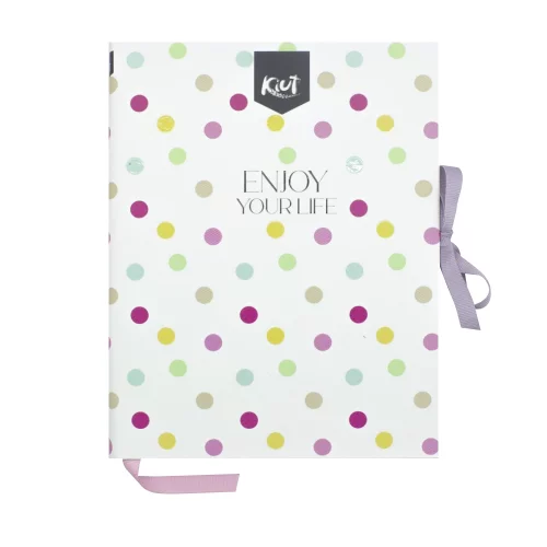 Libreta Cosida Db Kiut Forever 90 Hojas Linea Corriente Enjoy Your Life