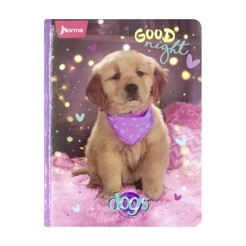 Libreta Cosida Dogs-Cats  100 Hojas   Cuadriculado  - 9 Good Night