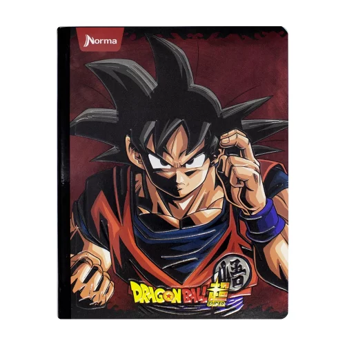 Libreta Cosida Dragon Ball  100 Hojas   Cuadriculado  - 4 Goku