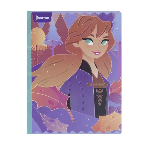 Libreta Cosida Frozen  100 Hojas   Doble Linea  - 2 Anna Hojas