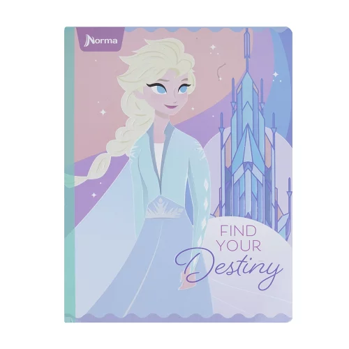 Libreta Cosida Frozen  100 Hojas   Doble Linea  - 7 Elsa Find