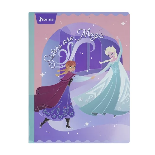 Libreta Cosida Frozen  100 Hojas   Linea Corriente  - 9 Sisters