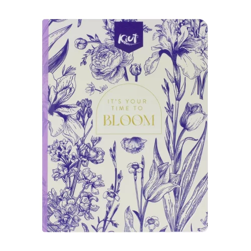 Libreta Cosida Kiut  100 Hojas   Cuadriculado Bloom