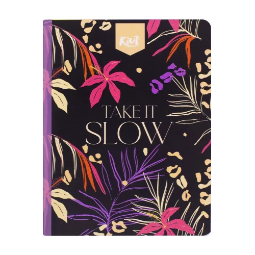 Libreta Cosida Kiut  100 Hojas   Cuadriculado Take It Slow