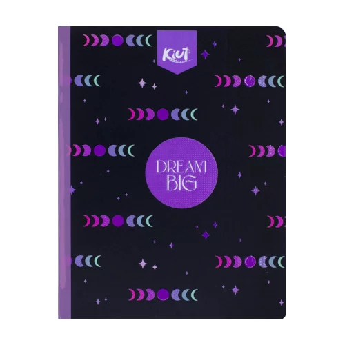 Libreta Cosida Kiut  100 Hojas   Doble Linea Dream Big