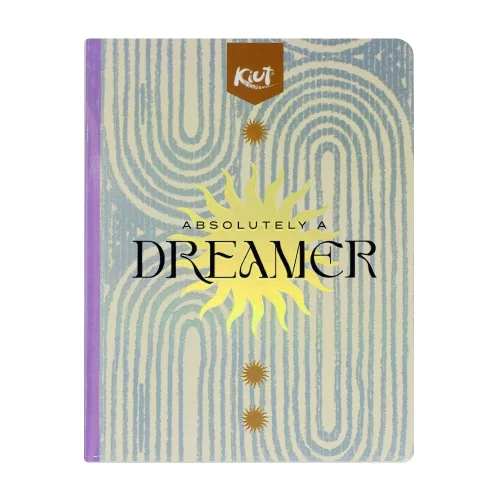 Libreta Cosida Kiut  100 Hojas   Doble Linea Dreamer Azul