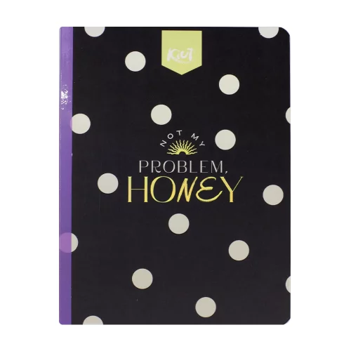 Libreta Cosida Kiut  100 Hojas   Doble Linea Honey