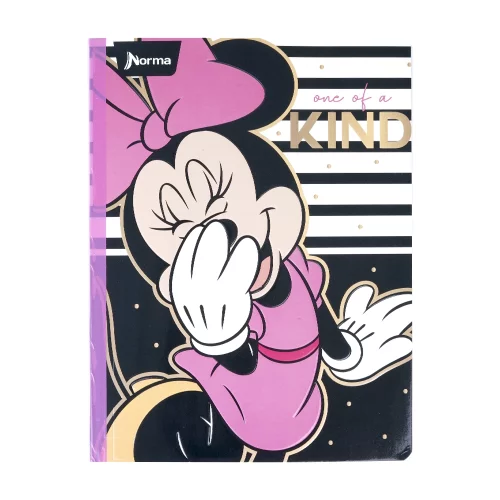 Libreta Cosida Mickey-Minnie 100 Hojas   Linea Corriente  - Minnie Risa