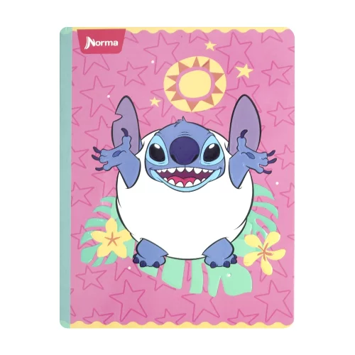 Libreta Cosida Stitch  100 Hojas   Linea Corriente  - 4 Huevo Stitch