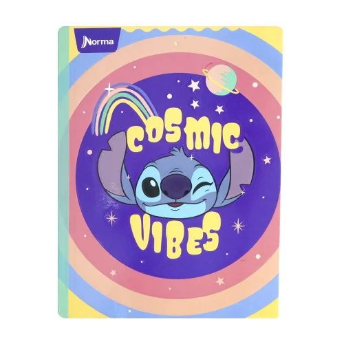 Libreta Cosida Stitch  100 Hojas   Linea Corriente  - 7 Cosmic Vibes