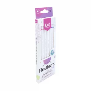 Caja Fineliners Kiut Pastel X6