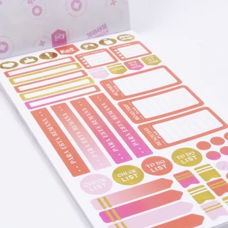 Kit Kiut De Stickers Notebook