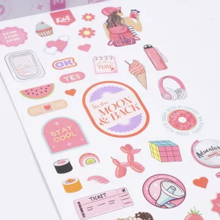 Kit Kiut De Stickers Notebook