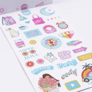 Kit Kiut De Stickers Notebook