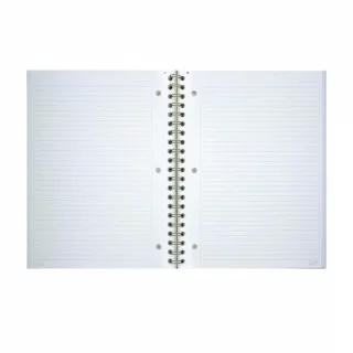 Libreta Argollada Durabook  Kiut 80 Hojas Linea Corriente  Achieve