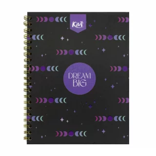 Libreta Argollada Durabook  Kiut 80 Hojas Linea Corriente  Dream Big