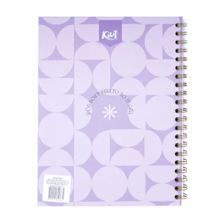 Libreta Argollada Durabook  Kiut 80 Hojas Linea Corriente  Sunsets