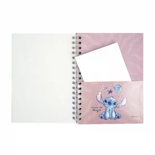 Libreta Argollada Durabook  Stitch 80 Hojas Linea Corriente   - The Flow