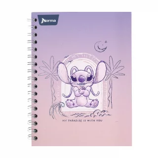 Libreta Argollada Durabook  Stitch 80 Hojas Linea Corriente  - 626 Flavors