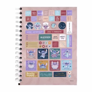 Libreta Argollada Durabook  Stitch 80 Hojas Linea Corriente  - 626 Flavors