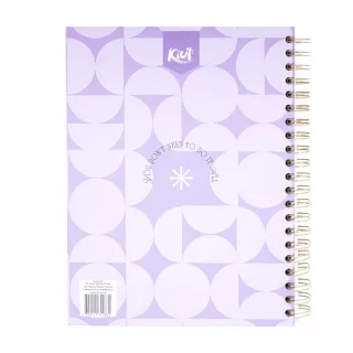 Libreta Argollada Durabook Grande Kiut 80 Hojas Linea Corriente  Sunsets