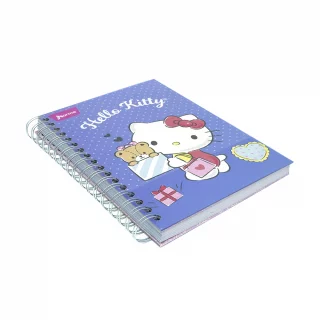 Libreta Argollada Durabook Hello Kitty  150 Hojas Lineas 6 Materias  - Regalos