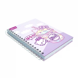 Libreta Argollada Durabook Hello Kitty  150 Hojas Lineas 6 Materias  - Soda