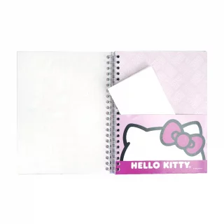 Libreta Argollada Durabook Hello Kitty Grande 150 Hojas Lineas 6 Materias  - Arcoiris