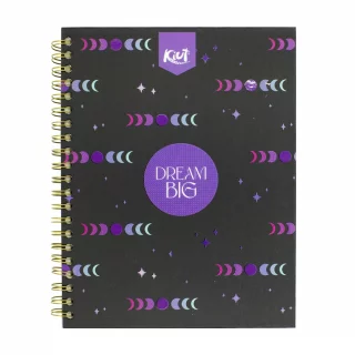 Libreta Argollada Durabook Kiut  150 Hojas 6 Materias Linea Corriente  Dream Big