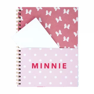 Libreta Argollada Durabook Mickey-Minnie  100 Hojas Linea 4 Materias  - Forever Young