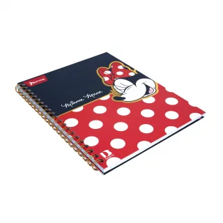 Libreta Argollada Durabook Mickey-Minnie  100 Hojas Linea 4 Materias  - Minnie