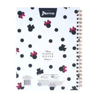 Libreta Argollada Durabook Mickey-Minnie  100 Hojas Linea 4 Materias  - Woman In Charge