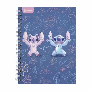 Libreta Argollada Durabook Stitch  150 Hojas 6 Materias Lineas  - You´Re My Fav