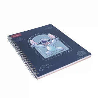 Libreta Argollada Durabook Stitch Grande 100 Hojas 4 Materias Linea  - Sweet Thing