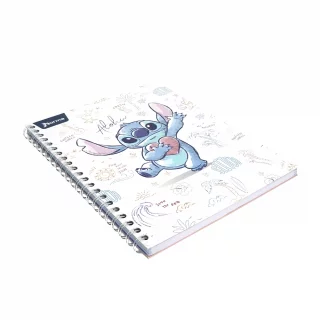 Libreta Argollada Durabook Stitch Grande 100 Hojas 4 Materias Linea  - The Flow