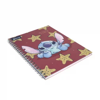 Libreta Argollada Durabook Stitch Grande 100 Hojas 4 Materias Linea  - Tropical Love