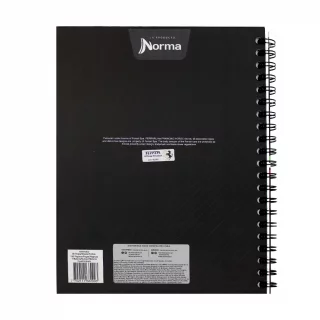 Libreta Argollada Tapa Dura  80 Hojas 1 Linea Ferrari - 458 Blanco