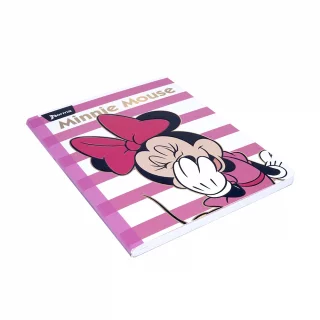 Libreta Cosida   Mickey-Minnie   100 Hojas Cuadriculado  - Lineas Rosa