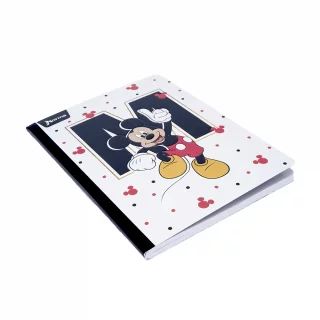 Libreta Cosida   Mickey-Minnie   100 Hojas Cuadriculado  - Mickey