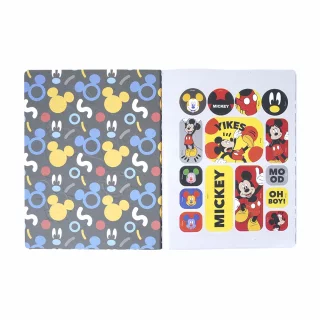 Libreta Cosida   Mickey-Minnie   100 Hojas Cuadriculado  - Mickey