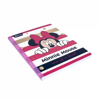 Libreta Cosida   Mickey-Minnie   100 Hojas Cuadriculado  - Moño