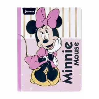 Libreta Cosida   Mickey-Minnie   100 Hojas Doble Linea  - Minnie Mouse