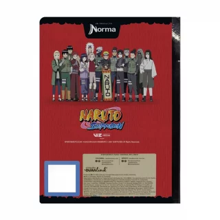 Libreta Cosida   Naruto 100 Hojas   Doble Linea  - 9 Duo