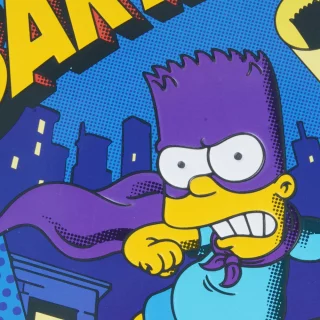 Libreta Cosida 100 Hojas Cuadriculado Los Simpsons - Bartman