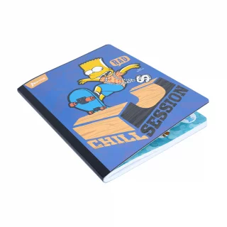 Libreta Cosida 100 Hojas Cuadriculado Los Simpsons - Chill Session