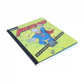 Libreta Cosida 100 Hojas Cuadriculado Los Simpsons - Pieman