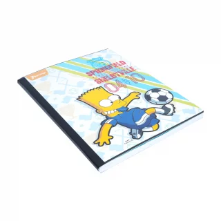 Libreta Cosida 100 Hojas Cuadriculado Los Simpsons - Springfiled Soccer