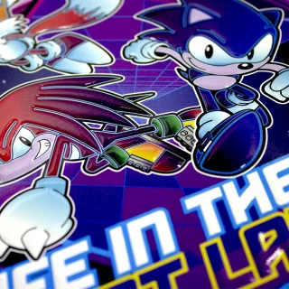 Libreta Cosida 100 Hojas Cuadriculado Sonic - Fast Lane