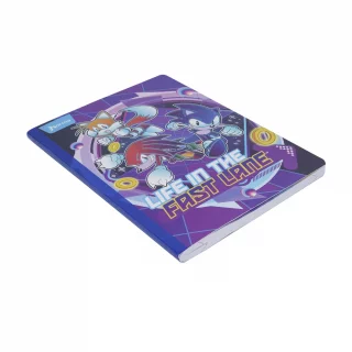 Libreta Cosida 100 Hojas Cuadriculado Sonic - Fast Lane