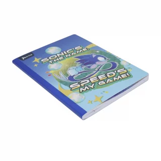 Libreta Cosida 100 Hojas Cuadriculado Sonic - My Game